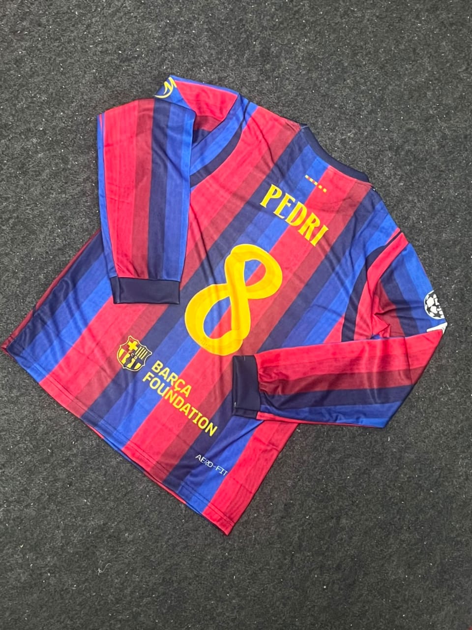 FC Barcelona 2026–2027 home long-sleeve Number 8 pedri ( SUBLIMATION )