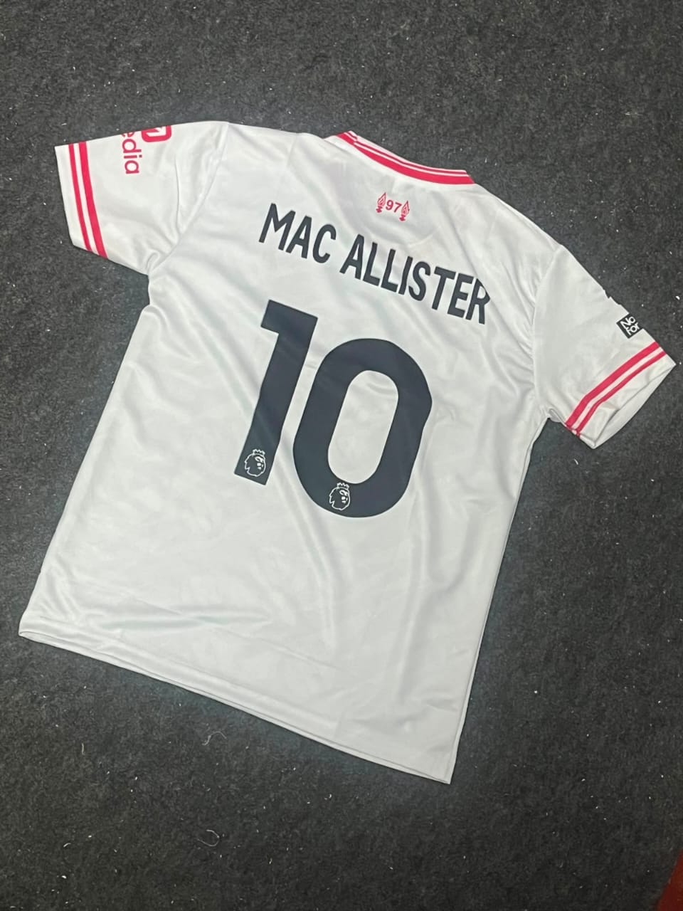 Liverpool FC 2026/27 Away Jersey Number 10 Mac Allister ( SUBLIMATION )