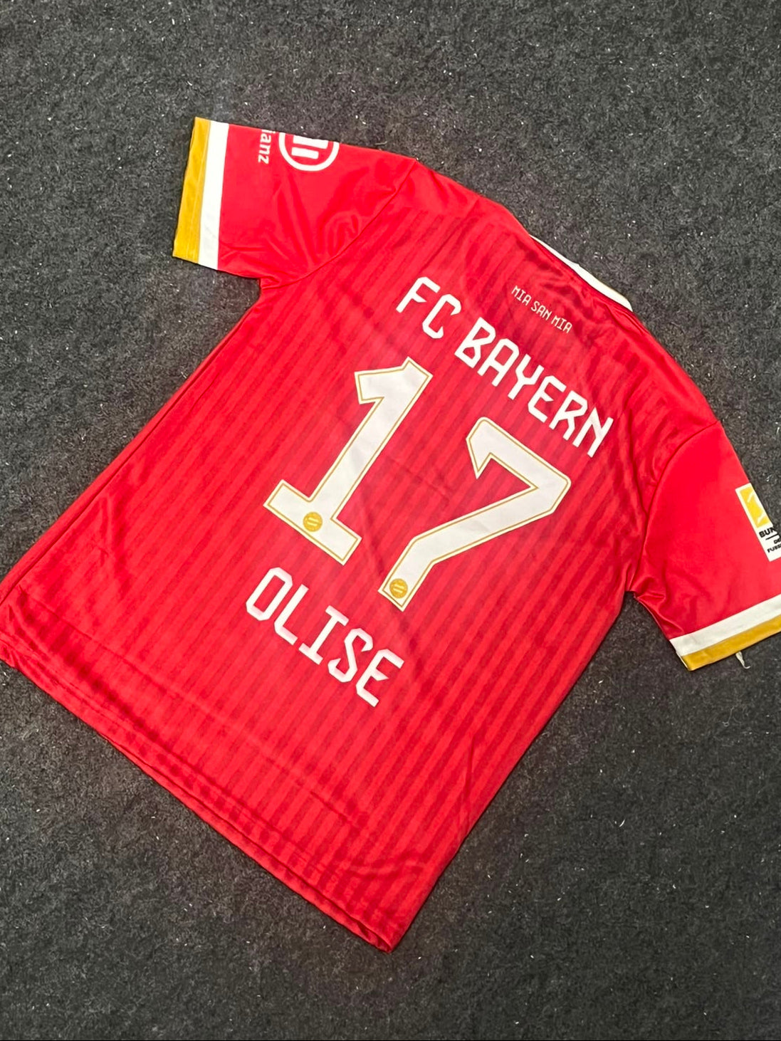 FC Bayern Munich 2026/27 Home Jersey Number 17 Olise ( SUBLIMATION )