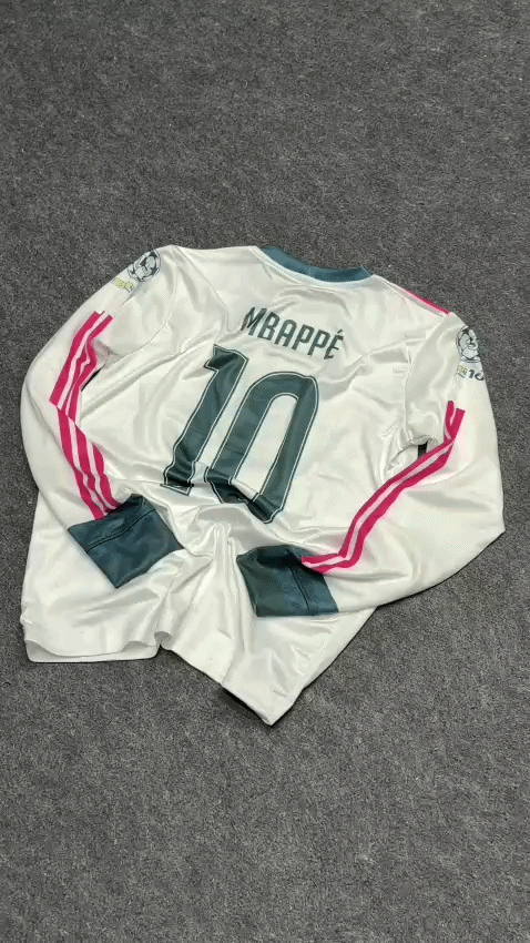 Mbappe Real Madrid 26/27 Long Sleeve Home Jersey ( EMBROIDERY )