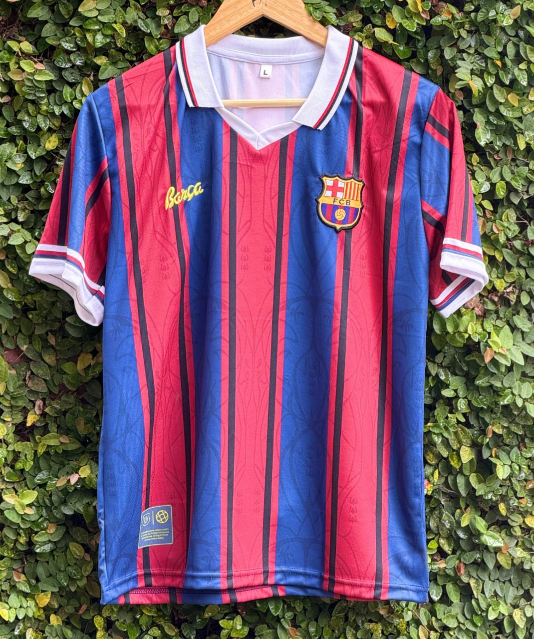 FC Barcelona 125th Anniversary retro jersey ( EMBROIDERY )