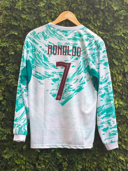 Portugal 2026 Ronaldo Away Jersey full sleeves ( SUBLIMATION )
