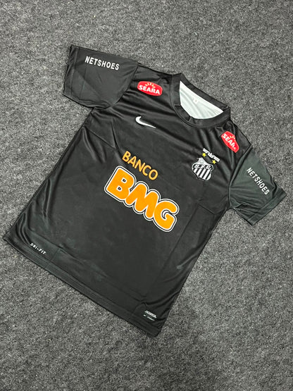 Neymar Jr. #11 black Santos FC 2011–2012 away retro jersey