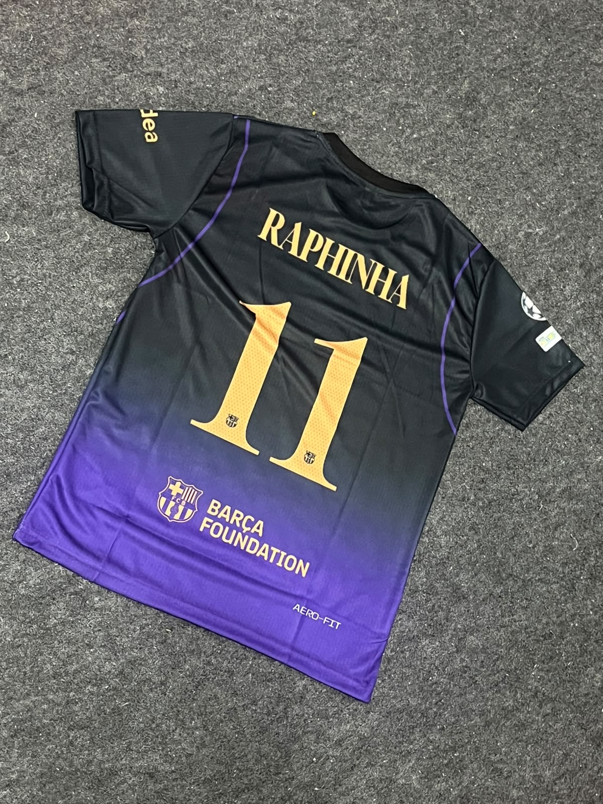 Raphinha number 11 FC Barcelona 2026/27 away jersey