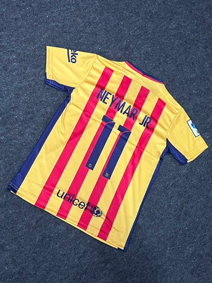 Neymar Jr.'s number 11 FC Barcelona 2014–15/2015–16 away jersey ( EBROIDERY )