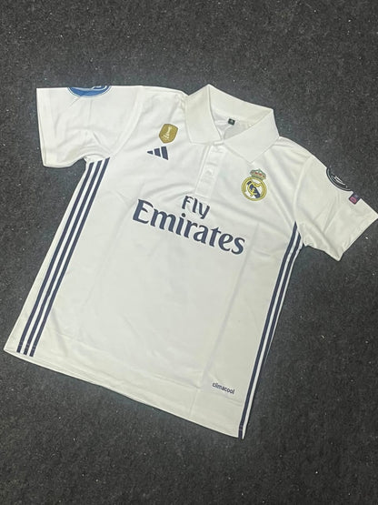 Real Madrid 2016–17 Home Jersey Number 7 Ronaldo