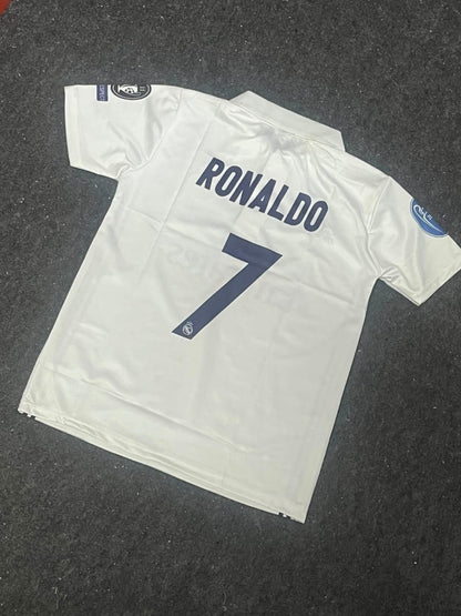 Real Madrid 2016–17 Home Jersey Number 7 Ronaldo