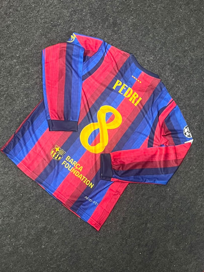 FC Barcelona 2026–2027 home long-sleeve Number 8 pedri ( SUBLIMATION )
