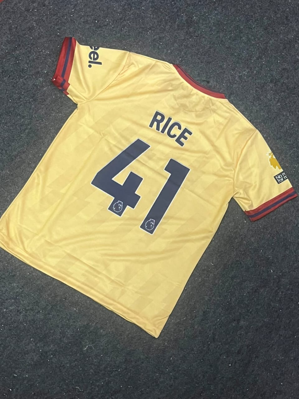 Arsenal FC 2026/27 Third Jersey Number 41 Rice ( SUBLIMATION )