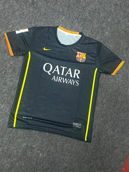 FC Barcelona 2013–14 Third/Away retro football jersey Number 10 Messi ( SUBLIMATION )