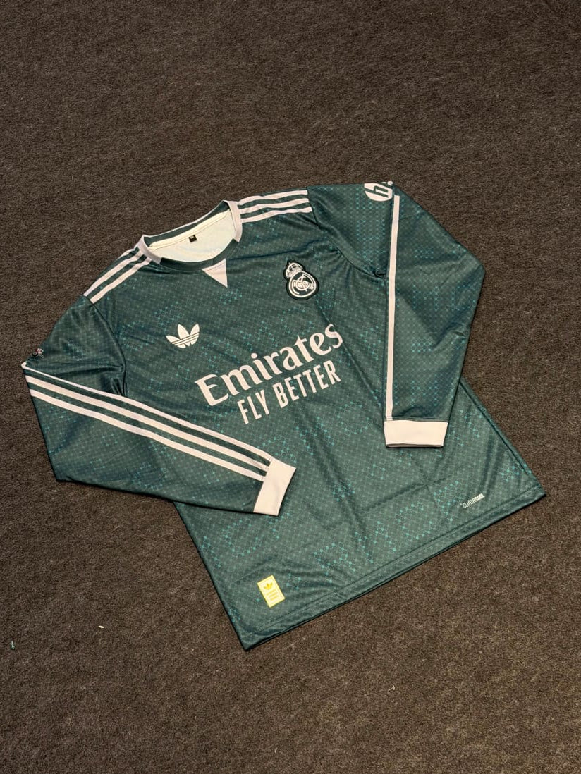 Mbappe Real Madrid 2026/27 Away Long-Sleeve Jersey ( EMBROIDERY )