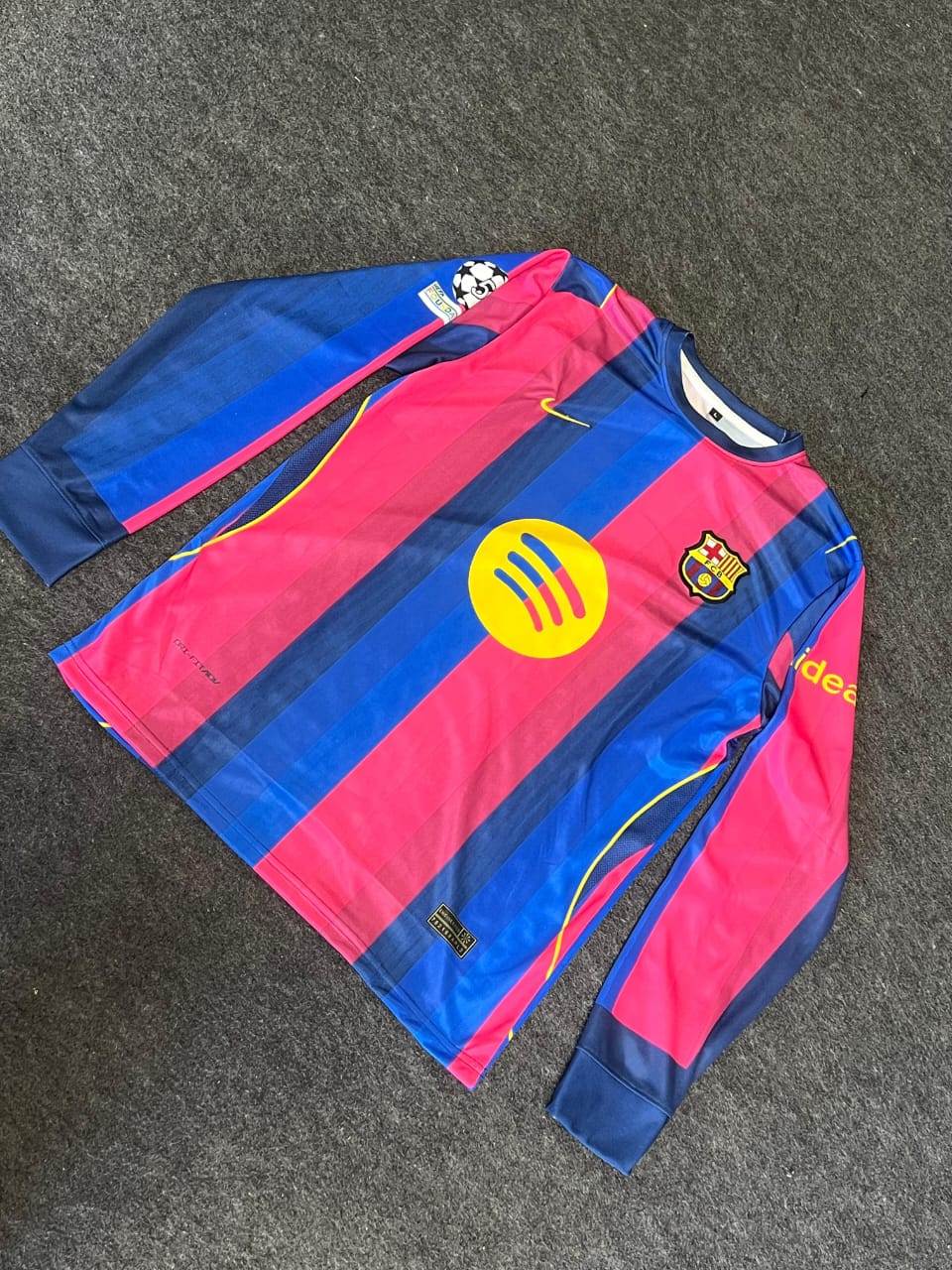 Lamine yamal FC Barcelona Full sleeves home football jersey ( EMBROIDERY )