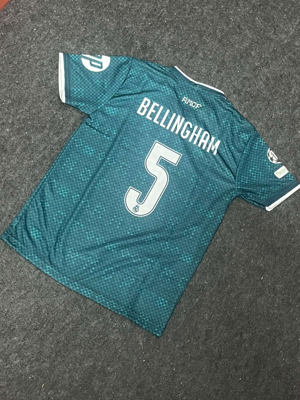 Real Madrid 2026/2027 Away Jersey Number 5 Bellingham ( SUBLIMATION )