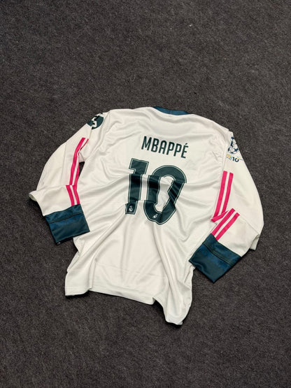 Mbappe Real Madrid 26/27 Long Sleeve Home Jersey ( EMBROIDERY )